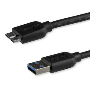 StarTechDcom USB 3.0 Micro-B 5Gbps XP[u/50cm/Type-A - }CNB(USB3AUB50CMS) ڈ݌=