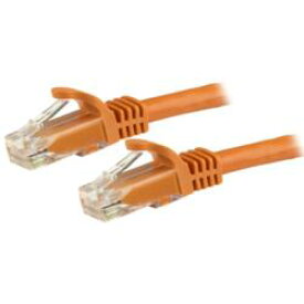 StarTech．com カテゴリ6(CAT6)LANケーブル/15m/オレンジ/ツメ折れ防止機構(N6PATC15MOR) 目安在庫=△