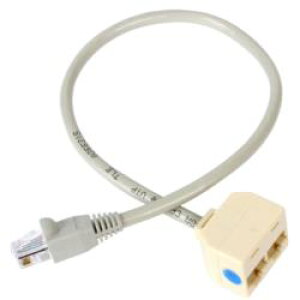 StarTech.com LANケーブル分岐用アダプター/2分岐/RJ45モジュラー分岐スプリッタ(RJ45SPLITTER) 目安在庫=○