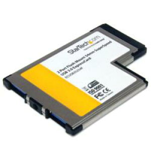 StarTech.com USB݃J[h/ExpressCardXbg - 2x USB-A/UASP/5Gbps(ECUSB3S254F) ڈ݌=