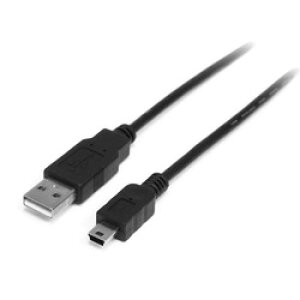 StarTech�Dcom USB�P�[�u��/A - Mini-B/1m/USB 2.0/480Mbps/�I�X�E�I�X/BK(USB2HABM1M) �ڈ��݌�=��