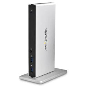 StarTech.com �h�b�N/USB-A/2���/HDMI & DVI/VGA/5x USB/LAN/AUX/�c�^(USB3SDOCKDD) ���񂹏��i