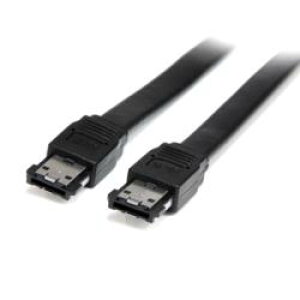 StarTech.com �h���C�u�P�[�u��/eSATA/91cm/�V�[���h�\��/6Gbps/�u���b�N(ESATA3) �ڈ��݌�=��