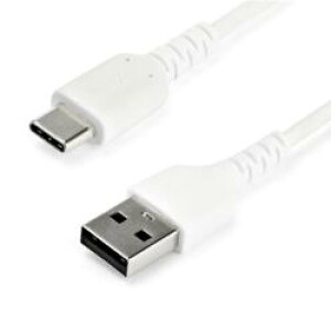StarTechDcom USBP[u/A-C/1m/USB 2.0/480Mbps/ϋv/IXEIX/WT(RUSB2AC1MW) ڈ݌=