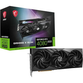 MSI GeForce RTX 4080 SUPER 16G GAMING X SLIM(0824142346600) 目安在庫=○