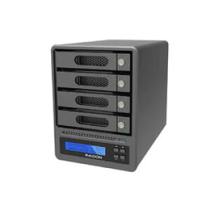 RAIDON 4 bay GR5640 USB Type C External Storage with C- A Cable(GR5640-B31A (DIRECTL) 񂹏i