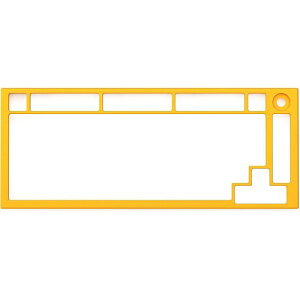 Glorious GMMK PRO 75% Alternative Top Frame - Golden Yellow(GLO-ACC-P75-TF-GY) ڈ݌=