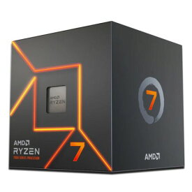 AMD BOX Ryzen 7 7700 with Wraith Prism Cooler AM5 65W(100-100000592BOX) 目安在庫=△
