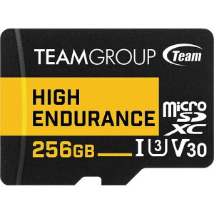 Team Micro SDXC 256GB UHS-I U3 V30 R/W up to 100/50MB/s(THUSDX256GIV3002) 񂹏i