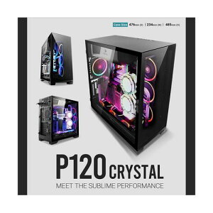ANTEC ATXΉ~h^[PCP[X P120 Crystal(65-5649-25) 񂹏i