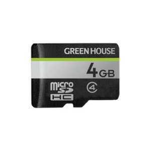 O[nEX GREEN HOUSE GH-SDM-D4G microSDHCJ[h NX4 4GB 񂹏i