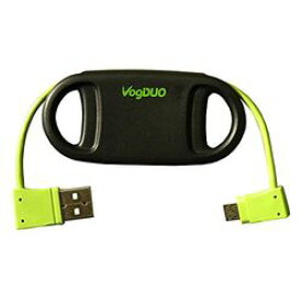 VogDUO KeychainDockingCable/MicroUSB ブラック&グリーン CAE05 取り寄せ商品