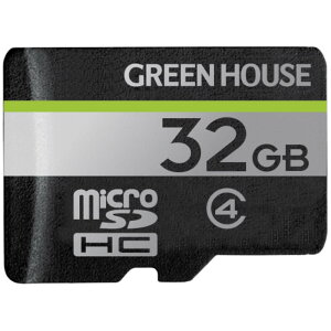 O[nEX GREEN HOUSE GH-SDM-D32G microSDHCJ[h NX4 32GB 񂹏i