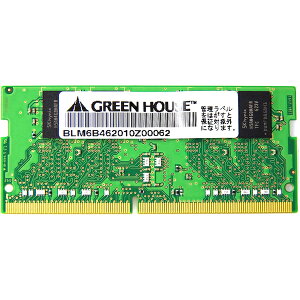 O[nEX GREEN HOUSE GH-DNF2400-4GB 4GB 260pin PC4-19200 DDR4 SO-DIMM [J[݌ɕi
