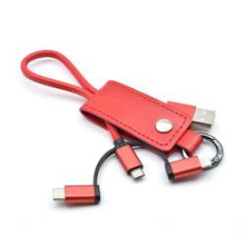 日本トラストテクノロジー Keycase Cable 3in1 Red KC3IN1-RD 取り寄せ商品