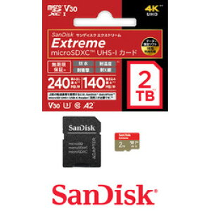 SanDisk TfBXN GNXg[ microSDXC UHS-IJ[h 2TB(SDSQXAV-2T00-JN3MD) 񂹏i
