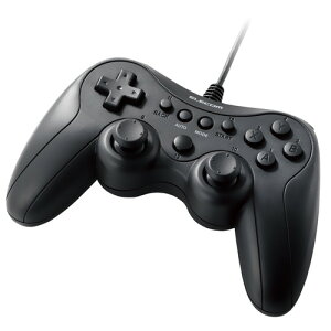 GR ELECOM Q[pbh PCRg[[ USBڑ Xinput PSn{^zu 13{^ A y ubN(JC-GP20SBK) [J[݌ɕi