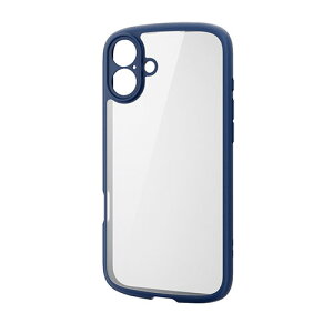 GR ELECOM iPhone 16 Plus TOUGH SLIM LITE nCubhP[X t[J[ Ɍ(PM-A24BTSLFCKNV) [J[݌ɕi