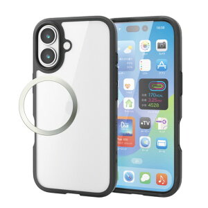 GR ELECOM iPhone 17 P[X nCubh Ռz y ^ KXtBt (PM-A25ATS3BK) [J[݌ɕi