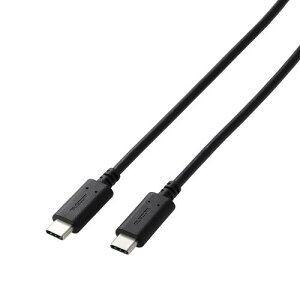 GR ELECOM USB-C (C to C) USB2.0 2m PD 60WyPS5/4 Rg[[ HDD SSD  USB Cz ubN(GM-CC20BK) [J[݌ɕi