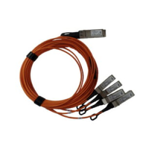 ���{�q���[���b�g�E�p�b�J�[�h 40GbE QSFP+ to 4x10GbE SFP+ 5m AOC �u���[�N�A�E�g�P�[�u��(Q9S66A) ���񂹏��i