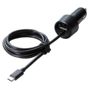 GR ELECOM VK[`[W[ TypeC QuickCharge3.0 1USB|[g 2.4A ubN(MPA-CCCQ03BK) [J[݌ɕi