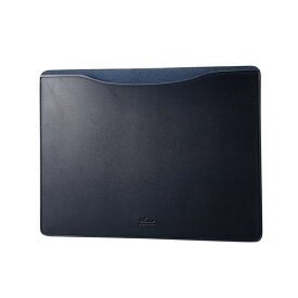 エレコム MacBook用レザースリーブケース 13インチ ネイビー(BM-IBSVM2213NV) メーカー在庫品