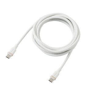 �G���R�� ELECOM USB Type-C �P�[�u�� ( C to C ) 2m PD 100W �V���R���f�� �z���C�g(MPA-CC5PSSA20WH) ���[�J�[�݌ɕi