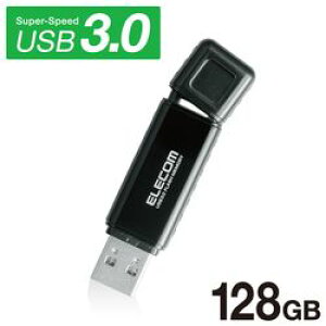 �G���R�� ELECOM USB�t���b�V�� HSU 128GB USB3.0 �u���b�N(MF-HSU3A128GBK) ���[�J�[�݌ɕi