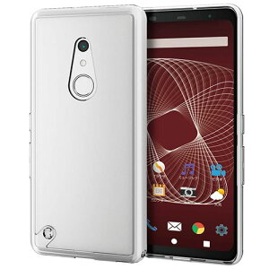 �G���R�� ELECOM arrows Be4 Plus �P�[�X �J�o�[ �ɂ� TPU �|���J�[�{�l�[�g �X�g���b�v�z�[(PM-F211HVCKCR) ���[�J�[�݌ɕi