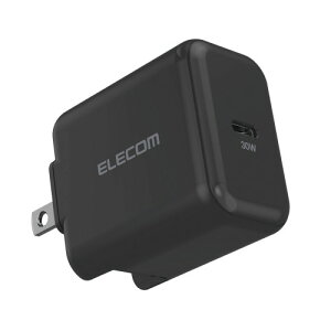 GR ELECOM USB Power Delivery 30W AC[d(C×1) ubN(ACDC-PD2130BK) [J[݌ɕi