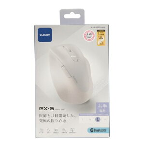 GR ELECOM Q̎gSn Bluetooth}EX É CX  5{^ ɂ 傫 LTCY EX-G zCg(M-XGL30BBSKWH) [J[݌ɕi