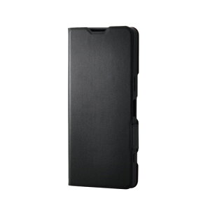 �G���R�� ELECOM Xperia 1 VII �P�[�X ���U�[ �蒠�^ �}�O�l�b�g �Ռ��z�� ���y�� �u���b�N(PM-X251PLFUBK) ���[�J�[�݌ɕi