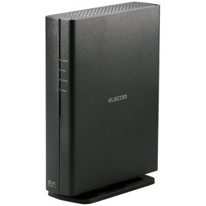 GR ELECOM Wi-Fi6(11ax) 2402+574Mbps MKrbg[^[ 1(WRC-X3000GS3-B) ڈ݌=