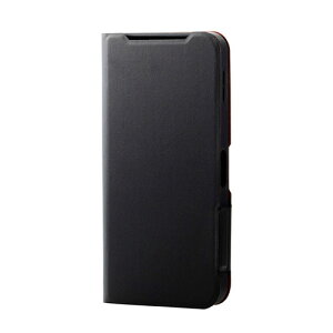 �G���R�� ELECOM AQUOS sense9 SH-53E �P�[�X ���U�[ �蒠�^ �}�O�l�b�g ���y�� �u���b�N(PM-S244PLFUBK) ���[�J�[�݌ɕi