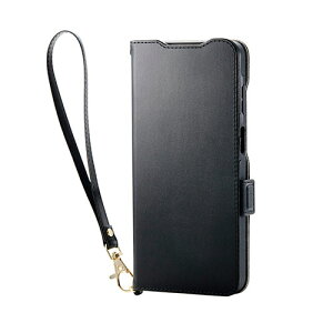 �G���R�� ELECOM G253 �P�[�X ���U�[ �蒠�^ �����h�~�n���h�X�g���b�v�t �u���b�N(PM-G253PLFY4BK) ���[�J�[�݌ɕi