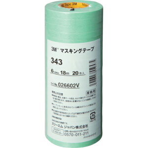 3M }XLOe[v 343 6mm×18m 1pbN(20) ڈ݌=