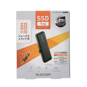 GR ELECOM Ot|[^uSSD(ESD-EMB1000GBK) [J[݌ɕi