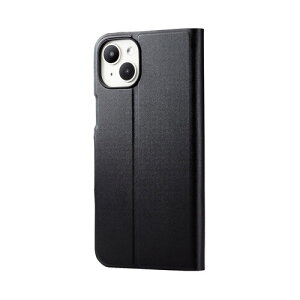 �G���R�� ELECOM iPhone 15 Plus �\�t�g���U�[�P�[�X ���^ �蒠�^ ���Εt(PM-A23BPLFUBK) ���[�J�[�݌ɕi