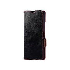 GR ELECOM GR Xperia 1 VI \tgU[P[X Εt ϏՌ Xeb` ub(PM-X242PLFYBK) [J[݌ɕi