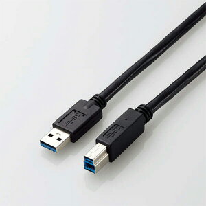 GR ELECOM USB3.0 A-BP[u 3.0m RoHSwߏ(10) 1{(USB3-AB30BK/ID) ڈ݌=