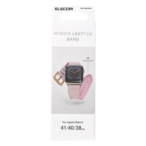 �G���R�� ELECOM Apple Watch�p�n�C�u���b�h���U�[�o���h (41/40/38mm) �s���N(AW-41BDLHVPN) ���[�J�[�݌ɕi