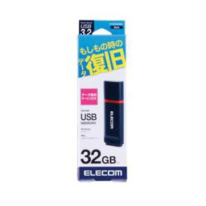 GR ELECOM USB[ USB3.2(Gen1) Lbv T[rXt 32GB ubN(MF-DRU3032GBKR) [J[݌ɕi