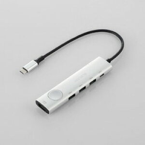 GR ELECOM Type-ChbLOXe[V/ʃIItXCb`t/USB PDΉ/USB-A×(DST-S060BPSV) [J[݌ɕi