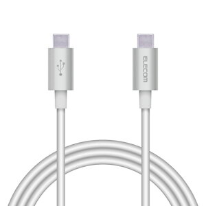 �G���R�� ELECOM USB Type C �P�[�u�� 1m PD 60W �f���V�j�N�C �ϋv�d�l �V���o�[(MPA-CCPS10PNSV) ���[�J�[�݌ɕi