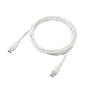 �G���R�� ELECOM USB Type-C �P�[�u�� ( C to C ) 1m PD 100W �V���R���f�� �z���C�g(MPA-CC5PSSA10WH) ���[�J�[�݌ɕi