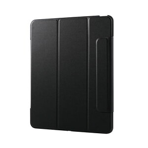 GR ELECOM 13C`iPad Air(M3/M2) tbvP[X ^y J[GbW wʃNA ubN(TB-A25XWVFCBK) [J[݌ɕi