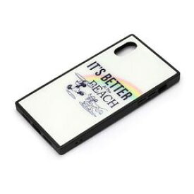 PGA iPhone XS/X用 ガラスハイブリッドケース ミッキーマウス/ホワイト(PG-DCS661MKY) 取り寄せ商品