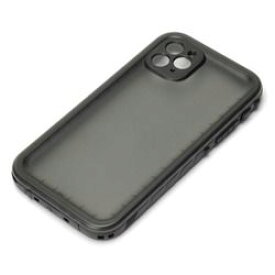 PGA iPhone 11 Pro Max用 ウォータープルーフケース ブラック(PG-19CWP01BK) 取り寄せ商品