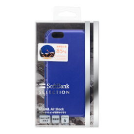 SoftBank　SELECTION（メーカー） EQUAL Air Shock for iPhone 6s/6 ブルー SB-IA10-CBSA/BL 取り寄せ商品